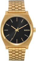 Nixon The Time Teller A045-2042 Musta/Kullansävytetty teräs Ø37 mm