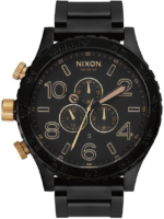 Nixon The 51-30 Miesten kello A083-1041-00 Musta/Teräs Ø51 mm