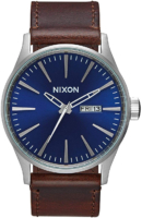 Nixon The Sentry Miesten kello A105-1524-00 Sininen/Nahka Ø42 mm