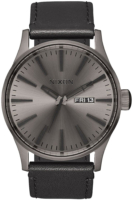 Nixon The Sentry Miesten kello A105-1531-00 Harmaa/Nahka Ø42 mm