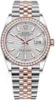 Rolex Naisten kello 126281RBR-0021 Datejust 36 Hopea/18K punakultaa