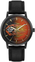 Bulova Miesten kello 78A123 Harley-Davidson Monivärinen/Nahka Ø40 mm