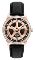 Bulova Naisten kello 78L111 Harley-Davidson Musta/Nahka Ø20 mm