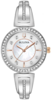 Bulova Naisten kello 98X126 Valkoinen/Teräs Ø30 mm