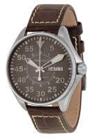 Hamilton Miesten kello H64425585 Night Pilot Harmaa/Nahka Ø38 mm