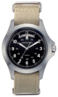 Hamilton Miesten kello H64451333 Khaki Musta/Teräs Ø40 mm