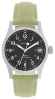 Hamilton Naisten kello H69319933 Khaki Musta/Nahka Ø33 mm