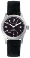 Hamilton Miesten kello H69419433 Khaki Musta/Nahka Ø38 mm