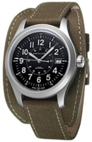 Hamilton Khaki Field Miesten kello H69519333 Musta/Tekstiili Ø40 mm