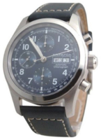 Hamilton Miesten kello H71556647 Khaki Harmaa/Nahka Ø42 mm