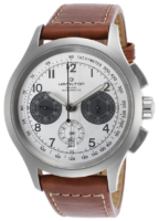 Hamilton Miesten kello H76516553 Khaki Aviation Hopea/Nahka Ø44 mm