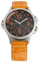 Hamilton Miesten kello H77665673 Khaki Musta/Nahka Ø42 mm