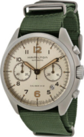 Hamilton Miesten kello H77676733 GMT Musta/Nahka Ø44 mm