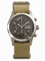 Hamilton Miesten kello H71556993 Khaki Field Ruskea/Tekstiili Ø42 mm