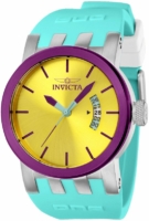 Invicta Naisten kello 36962 Dna Keltainen/Kumi Ø40 mm