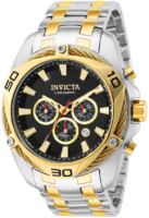 Invicta Miesten kello 38571 Bolt Musta/Kullansävytetty teräs Ø50 mm