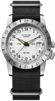 Glycine Miesten kello GL0376 Airman Vintage Valkoinen/Tekstiili Ø40