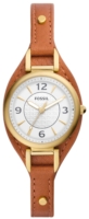 Fossil Naisten kello ES5215 Carlie Mini Valkoinen/Nahka Ø28 mm