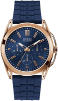 Guess Miesten kello W1177G4 Analog Sininen/Kumi Ø40 mm