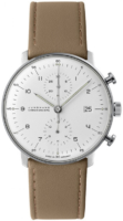 Junghans Miesten kello 27/4502.04 Max Bill Valkoinen/Nahka Ø40 mm