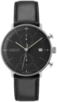 Junghans Miesten kello 27/4601.02 Max Bill Musta/Nahka Ø40 mm