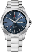 Swiss Military Miesten kello SMP36040.24 Chrono Sininen/Teräs Ø42 mm