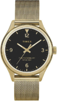 Timex Naisten kello TW2T36400 The Waterbury Musta/Kullansävytetty