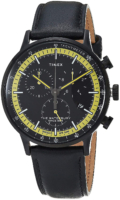 Timex Miesten kello TW2U04800 Musta/Nahka Ø40 mm