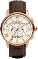 Cerruti 1881 Miesten kello CIWGC2206405 Valkoinen/Nahka Ø44 mm