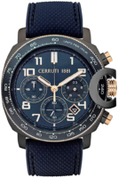 Cerruti 1881 Miesten kello CIWGO2206801 Musta/Kumi Ø46 mm