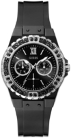 Guess Naisten kello GW0041L5 Limelight Musta/Kumi Ø39 mm