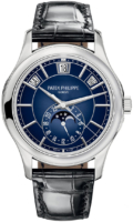 Patek Philippe Miesten kello 5205G/013 Complications Sininen/Nahka