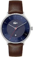 Lacoste Miesten kello 2011137 Club Sininen/Nahka Ø42 mm