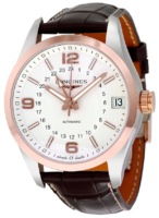 Longines Miesten kello L2.799.5.76.3 Conquest Hopea/Nahka Ø42 mm