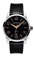 Montblanc Miesten kello 101551 Timewalker XL Musta/Nahka Ø42 mm