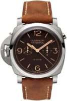 Panerai Miesten kello PAM00579 Luminor Ruskea/Nahka Ø47 mm