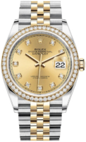 Rolex Naisten kello 126283RBR-0030 Datejust 36 Kullattu/18K