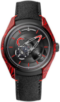 Ulysse Nardin Miesten kello 2303-270-MAGMA-BQ Freak X Musta/Nahka