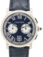 Cartier Miesten kello W1556239 Rotonde de Sininen/Nahka Ø40 mm