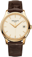 Patek Philippe 5227J/001 Calatrava Samppanja/Nahka Ø39 mm