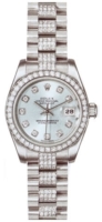 Rolex Naisten kello 179136 Lady Oyster Perpetual Hopea/Platina Ø26 mm