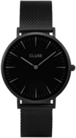 Cluse Naisten kello CL18111 Musta/Teräs Ø38 mm