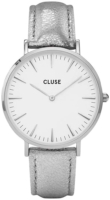 Cluse Naisten kello CL18233 La Boheme Valkoinen/Nahka Ø38 mm