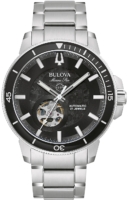 Bulova Miesten kello 96A290 Marine Star Musta/Teräs Ø45 mm