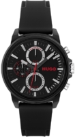 Hugo Boss Miesten kello 1530256 Relax Musta/Muovi Ø44 mm