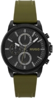 Hugo Boss Miesten kello 1530259 Relax Musta/Muovi Ø44 mm