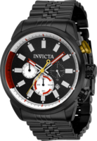 Invicta Miesten kello 39947 Aviator Musta/Teräs Ø46 mm