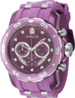 Invicta Miesten kello 40930 Pro Diver Violetti/Teräs Ø48 mm