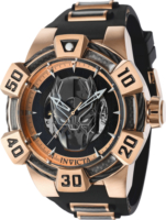 Invicta Miesten kello 40999 Marvel Musta/Muovi Ø52 mm