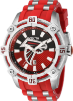 Invicta Miesten kello 43326 NFL Punainen/Teräs Ø52 mm